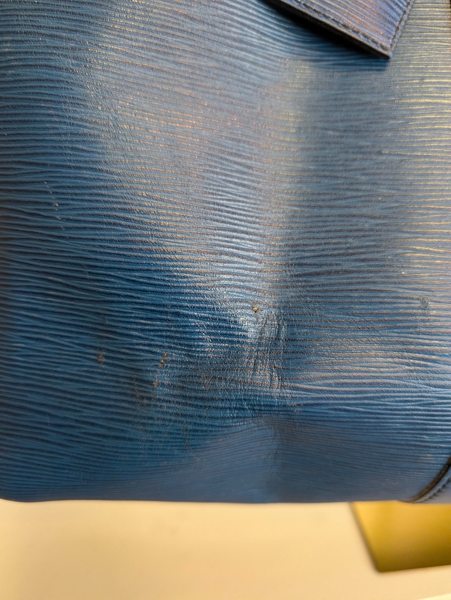 Louis Vuitton Keepall 45 in Blue Epi Leather