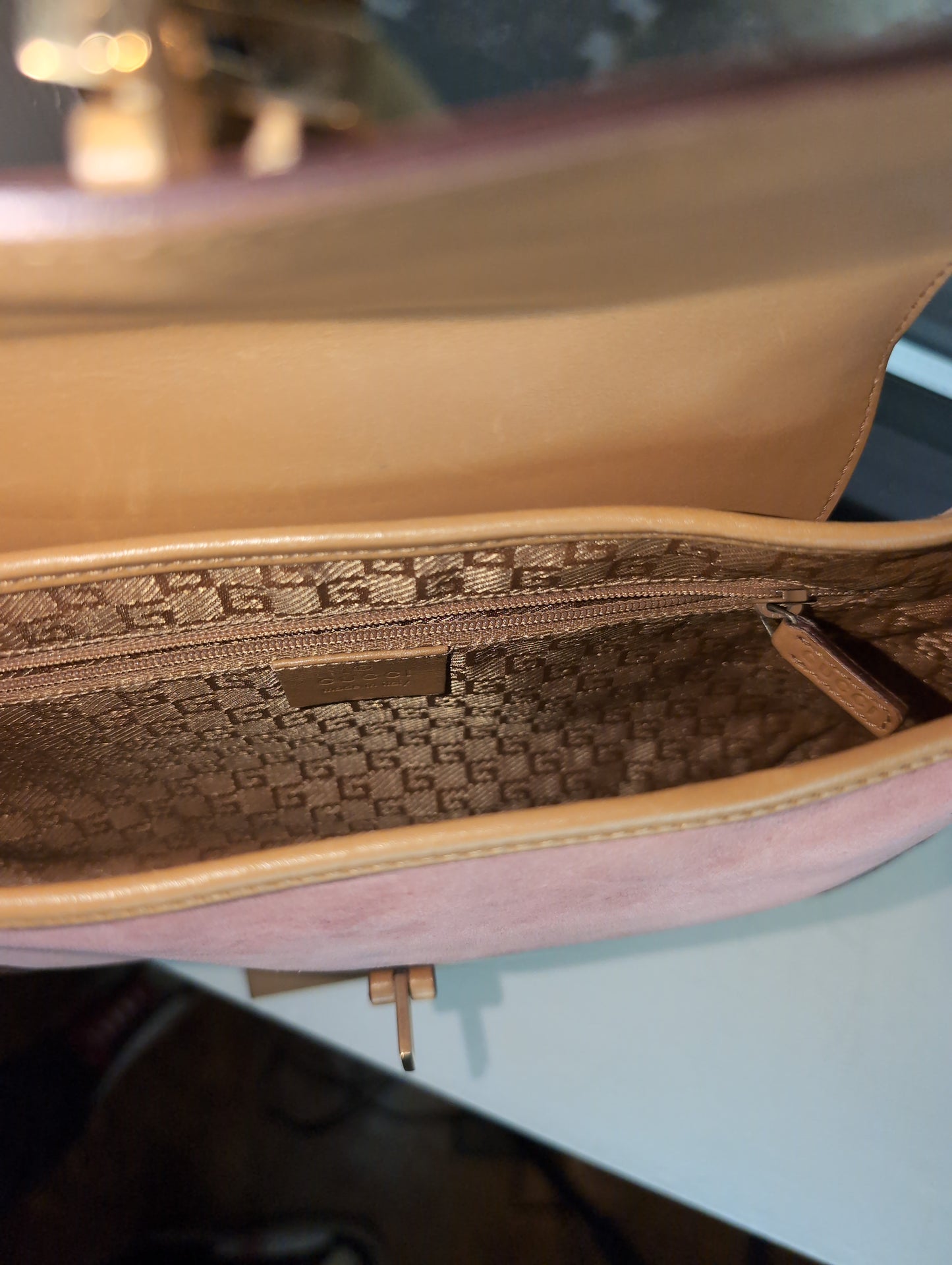Vintage Gucci bamboo shoulder bag